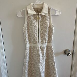 Michael Kors Women's Logo Jacquard Polo Dress